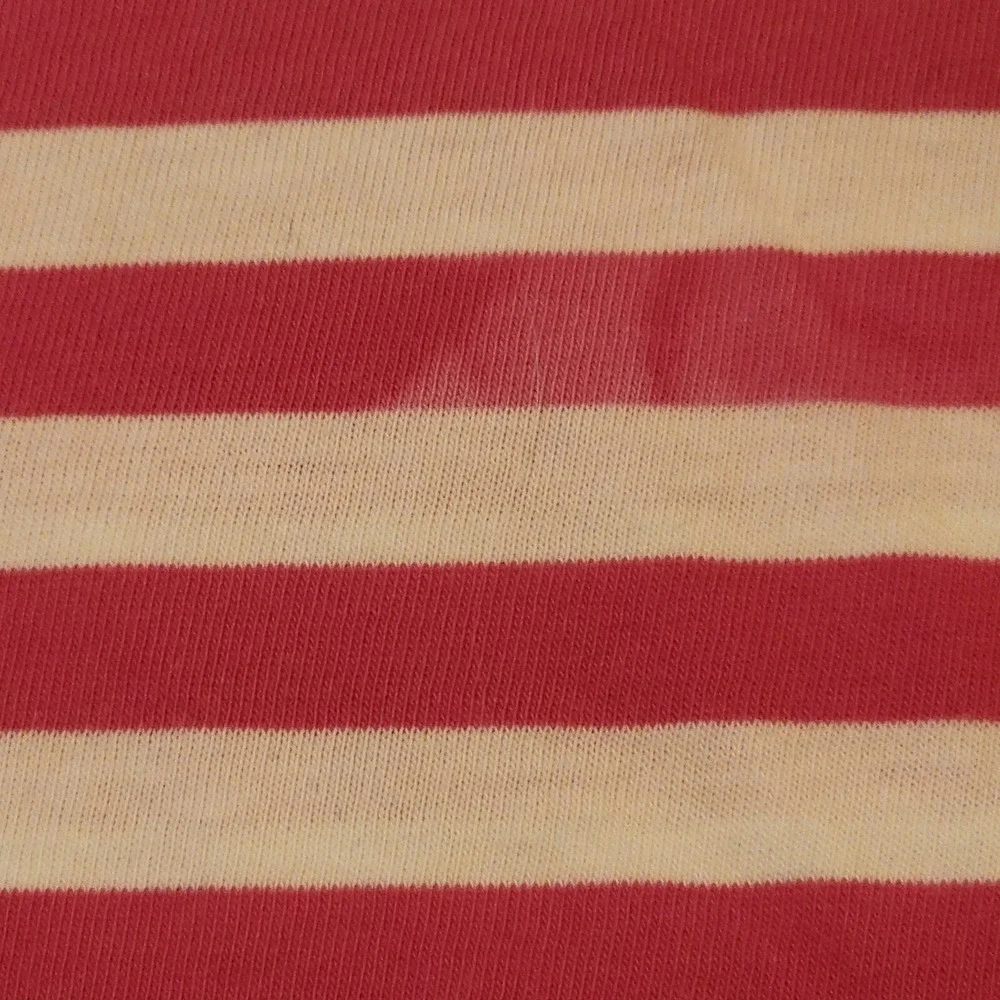 Ralph‎ Lauren Striped T-Shirt V-Neck Short Sleeve Casual Top, Size M